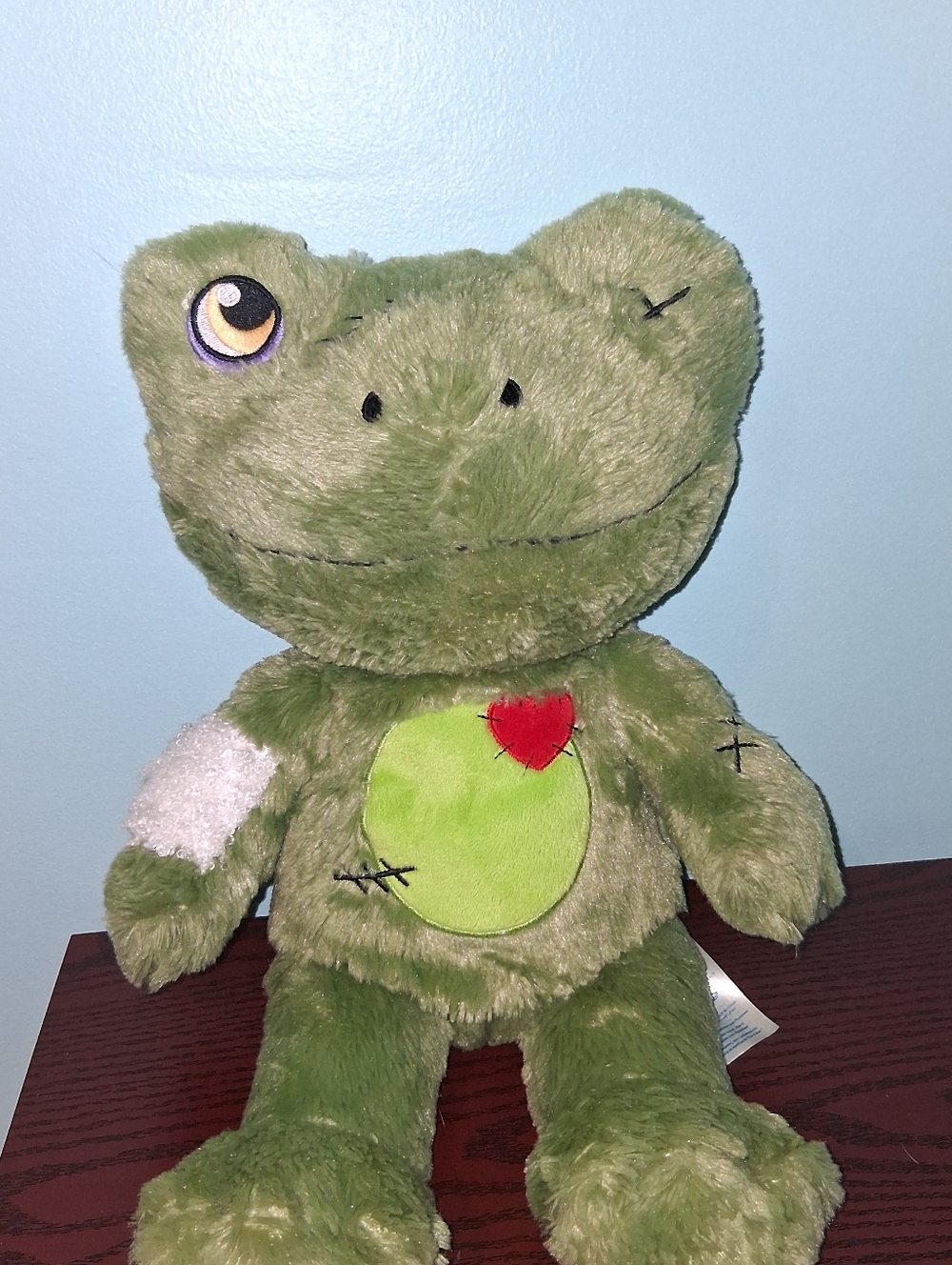 Build A Bear Zombie Frog Plush